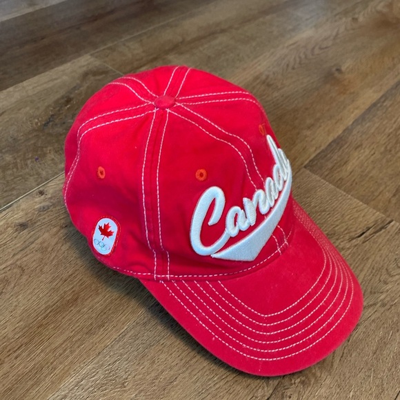Red Canada Baseball Cap - Picture 2 of 6